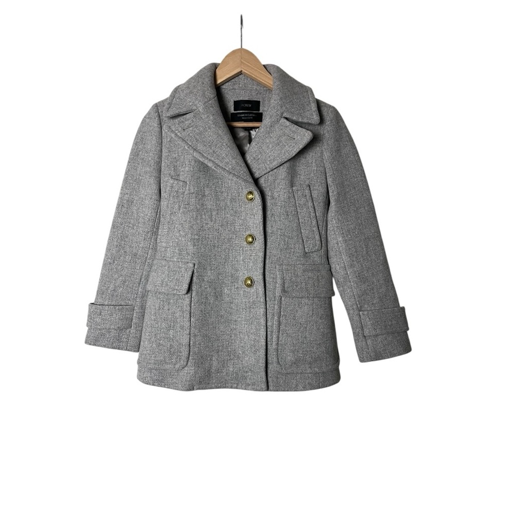 J. Crew Women’s Stadium Cloth Wool Blend Nello Gori 00P